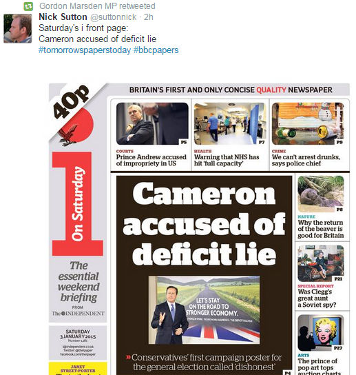 Cameron Accused of Deficit Lie.jpg